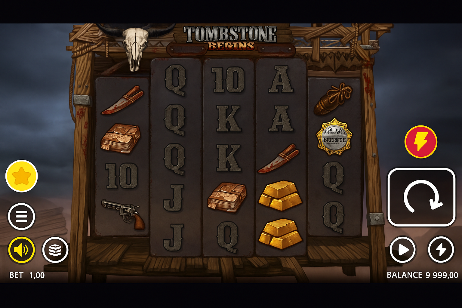 Tombstone Begins gameplay